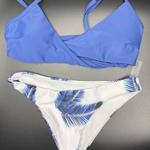 Blue And White Shein Bikini